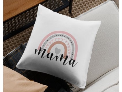 povlak na polstar s napisem mama