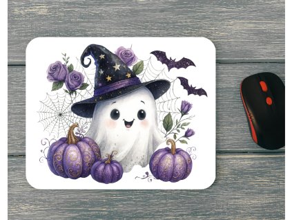 podlozka pod mys halloween duch fialove dyne