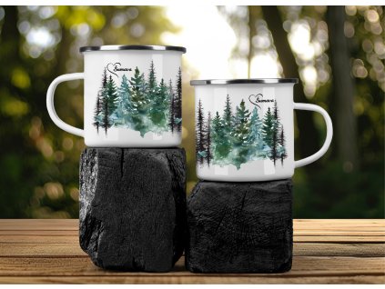 smaltovany plechacek sumava