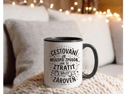 cestovani hrnek cestovatel motivacni text