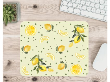 podlozka pod mys s citrony