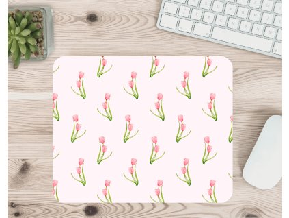 podlozka pod mys s tulipany