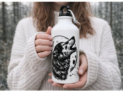 turisticka lahev s vlkem