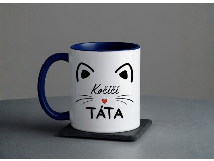 modry hrnek kocici tata