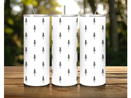 minimalisticky termo kelimek stromky les