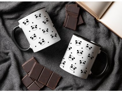 cerny hrnecek s pandami