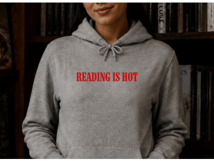mikina pro knihomolku reading is hot