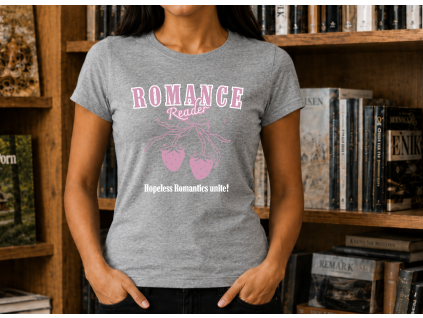 tricko pro knihomolku romance reader