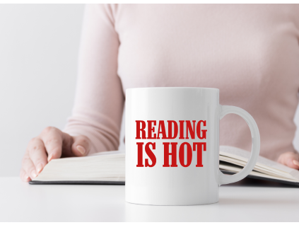 bookish hrnek reading is hot