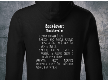 mikina book lover