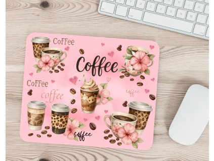 podlozka pod mys pink coffee ruzova