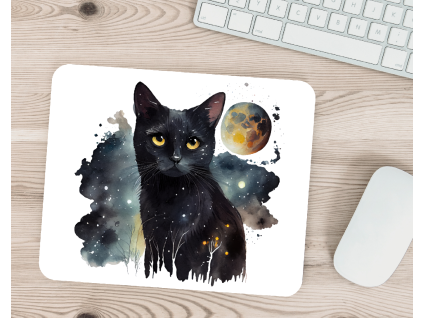 podlozka pod mys kocka cerna