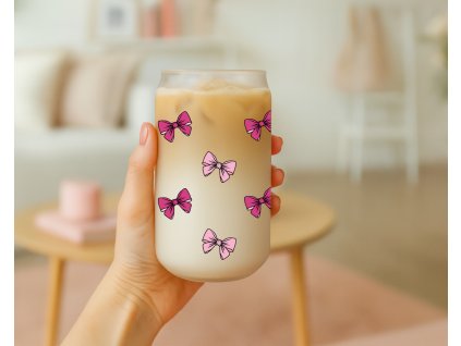 sklenicka na kavu maslicky ruzove