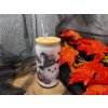 halloween sklenicka 550ml duch fialova