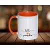 podzimni hrnek hello pumpkin hello fall oranzovy