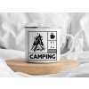 smaltovany hrnek s potiskem camping