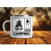 plechacek s potiskem camping