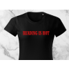 bookish tricko reading is hot
