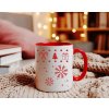 vanocni hrnecek winter joy cervena