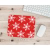 vanocni cervena podlozka pod mys zima vlocky
