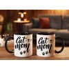 hrnek cat mom kocici mama cerny