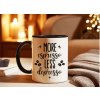 more espresso less depresso hrnek cerny