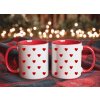 roztomily hrnecek s cervenymi srdicky