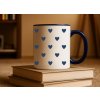 hrnek s modrymi srdicky