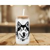 sklenicka na kavu pes husky
