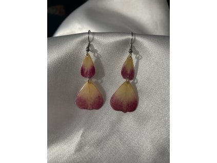 Náušnice z epoxidu stříbrná chirurgická ocel