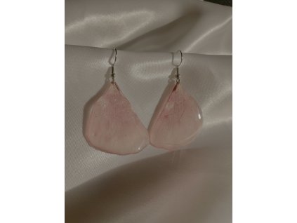 Náušnice z epoxidu stříbrná chirurgická ocel