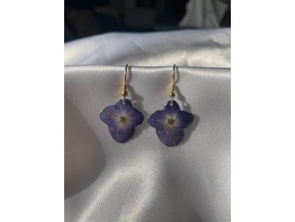 Náušnice z epoxidu zlatá chirurgická ocel