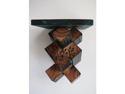 Dřevěné stolky tyrkys keř