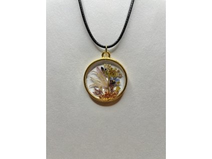 Epoxidový medailon zlatá slitina