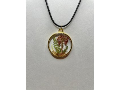 Epoxidový medailon zlatá slitina