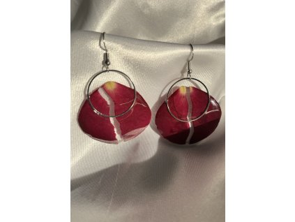 Náušnice z epoxidu stříbrná chirurgická ocel NEW COLECTION