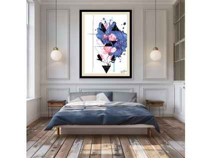 Digitální obraz „Magnólie černý přechod 1“ print