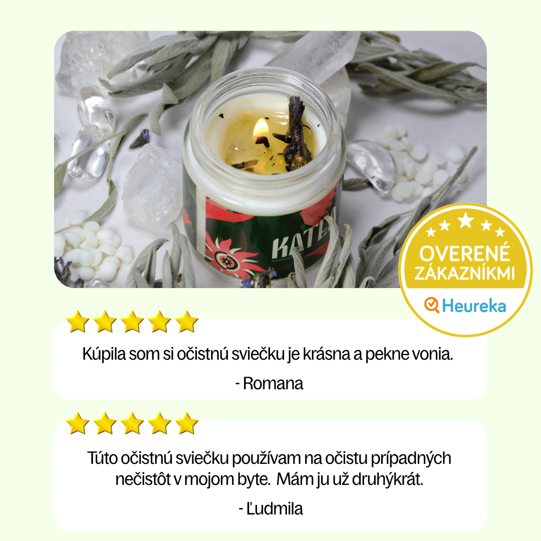 Recenzie zákazníkov na očistnú sviečku Katea