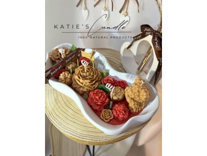 Skřicovo-ovocná maxi svíčka