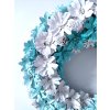 Dekorační věnec tyrkysová jemnost