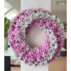 Dekorační věnec růžové opojení