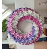 Dekorační věnec Růženka s fialkami