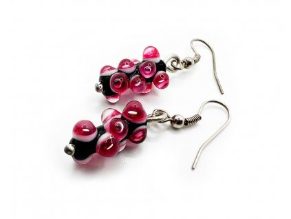 Růžové náušnice