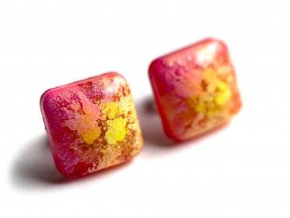 Oranžové náušnice