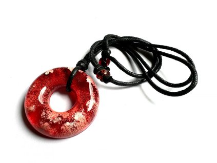 červený donut