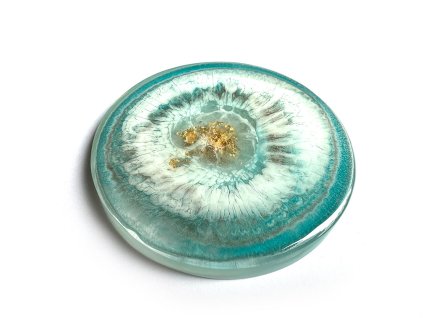 Modro zlatý podtácek