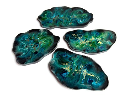 podtácky z pryskyřice