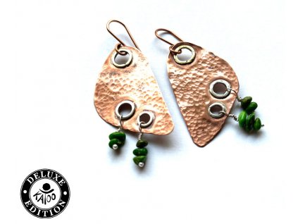 Měděné náušnice