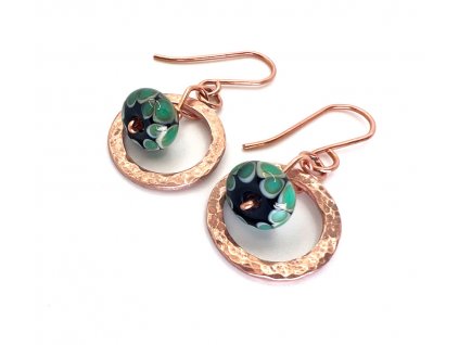 Měděné náušnice