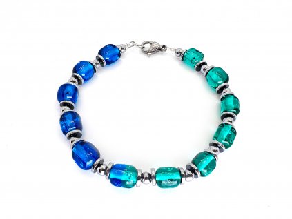 Náramek modrý tyrkysový